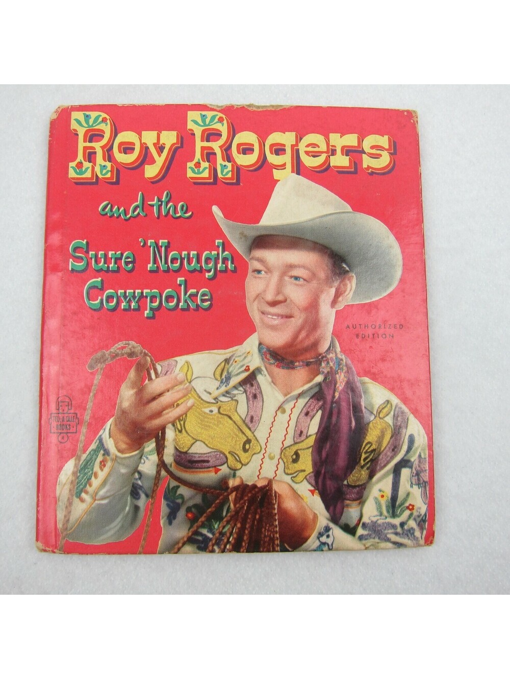 Vintage 1952 Roy Rogers and the Sure 'Nough Cowpoke Book Whitman Tell-A-Tale